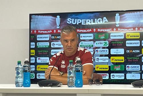 Daniel Pancu, reverență pentru jucătorii de la CFR Cluj, înainte de meciul direct: „Sunt un exemplu de profesionalism”