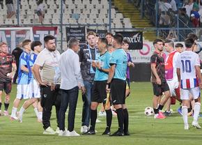 Ce s-a întâmplat pe gazon după Oțelul - Dinamo: Nuno Campos s-a dus direct la arbitru