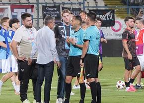 Ce s-a întâmplat pe gazon după Oțelul - Dinamo: Nuno Campos s-a dus direct la arbitru