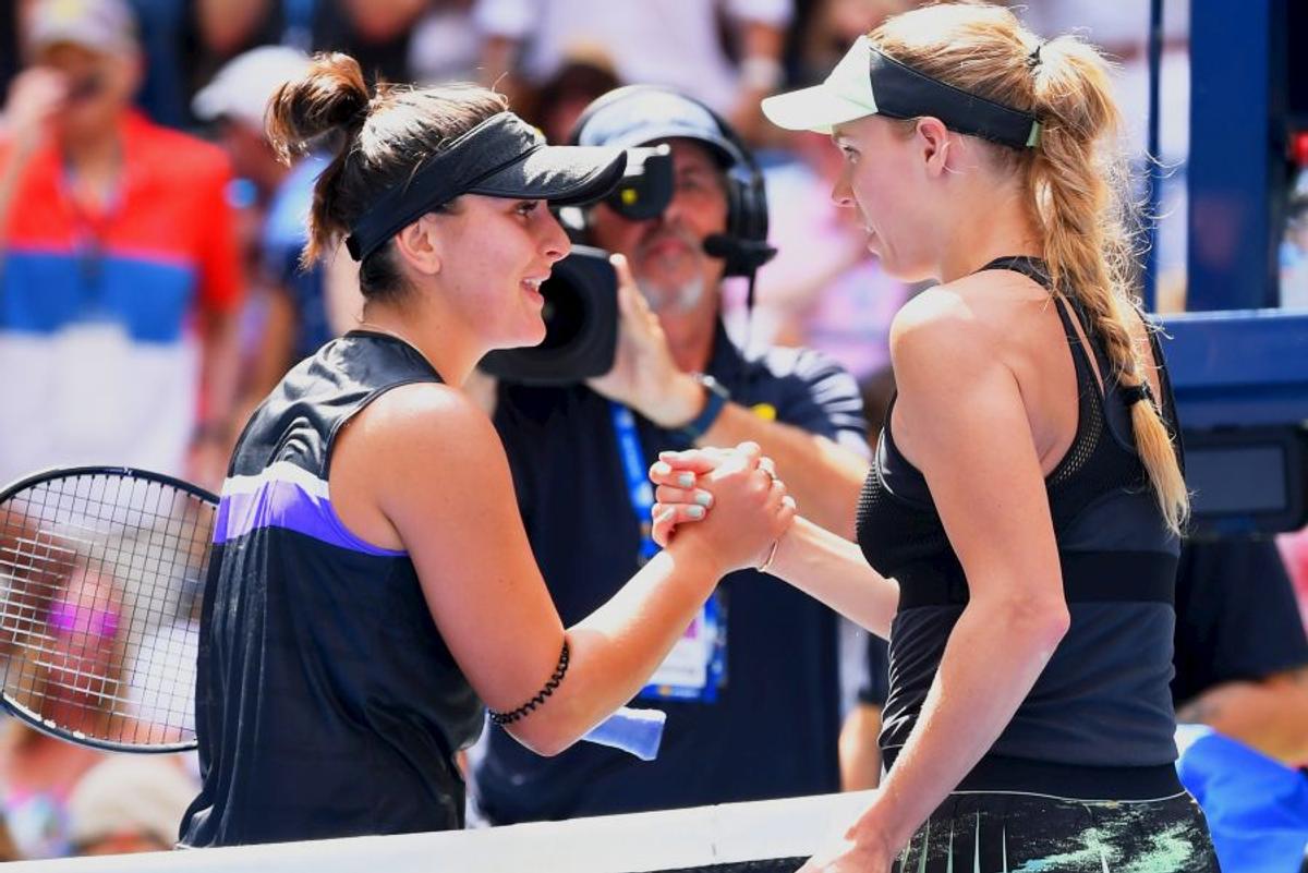 BIANCA ANDREESCU - CAROLINE WOZNIACKI 6-4, 6-4 // VIDEO+FOTO „Magica” Bianca Andreescu face o victimă de top și se califică în optimi la US Open!
