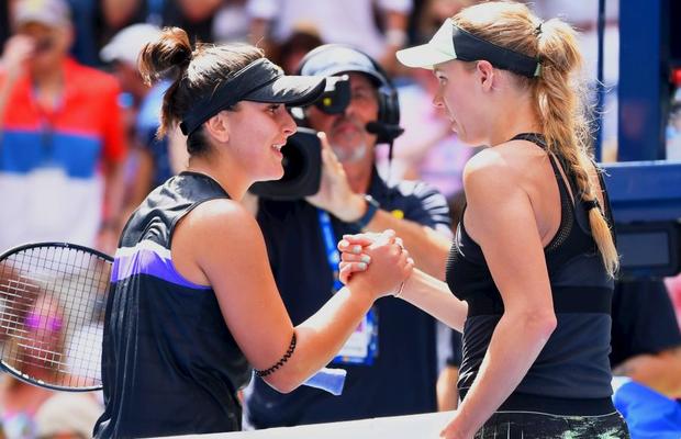 BIANCA ANDREESCU - CAROLINE WOZNIACKI 6-4, 6-4 // VIDEO+FOTO „Magica” Bianca Andreescu face o victimă de top și se califică în optimi la US Open!