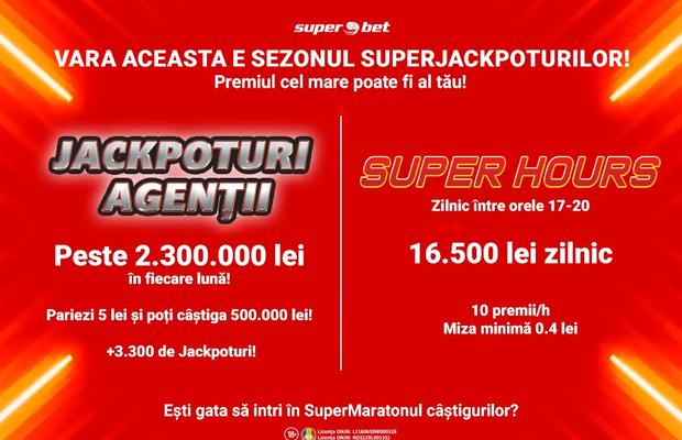 Milioanele își așteaptă câștigătorii! Pune mâna acum pe marile Jackpot-uri Superbet!