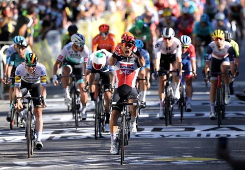 Caleb Ewan și bucuria sa de final FOTO Reuters