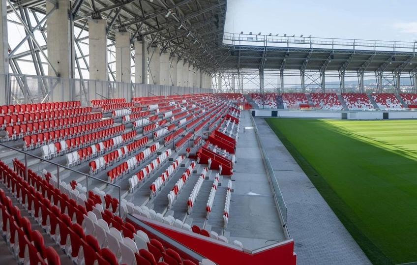 Sepsi a prezentat într-o galerie foto ultimele detalii de la stadionul care urmează să fie inaugurat în luna octombrie.