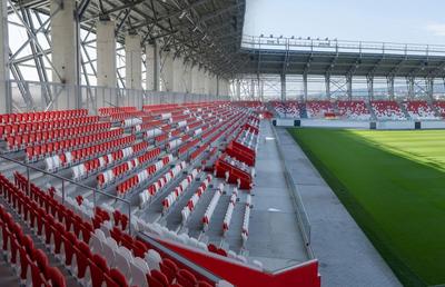 Noi imagini cu stadionul de Liga 1 care va fi inaugurat peste o lună » Arena arată spectaculos