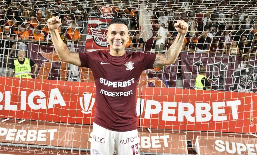 Junior Morais în tricoul lui Rapid // foto: GSP A greșit Rapidul? Jucătorul cedat în septembrie face furori: „E ca vinul, nu mi-a venit să cred!”