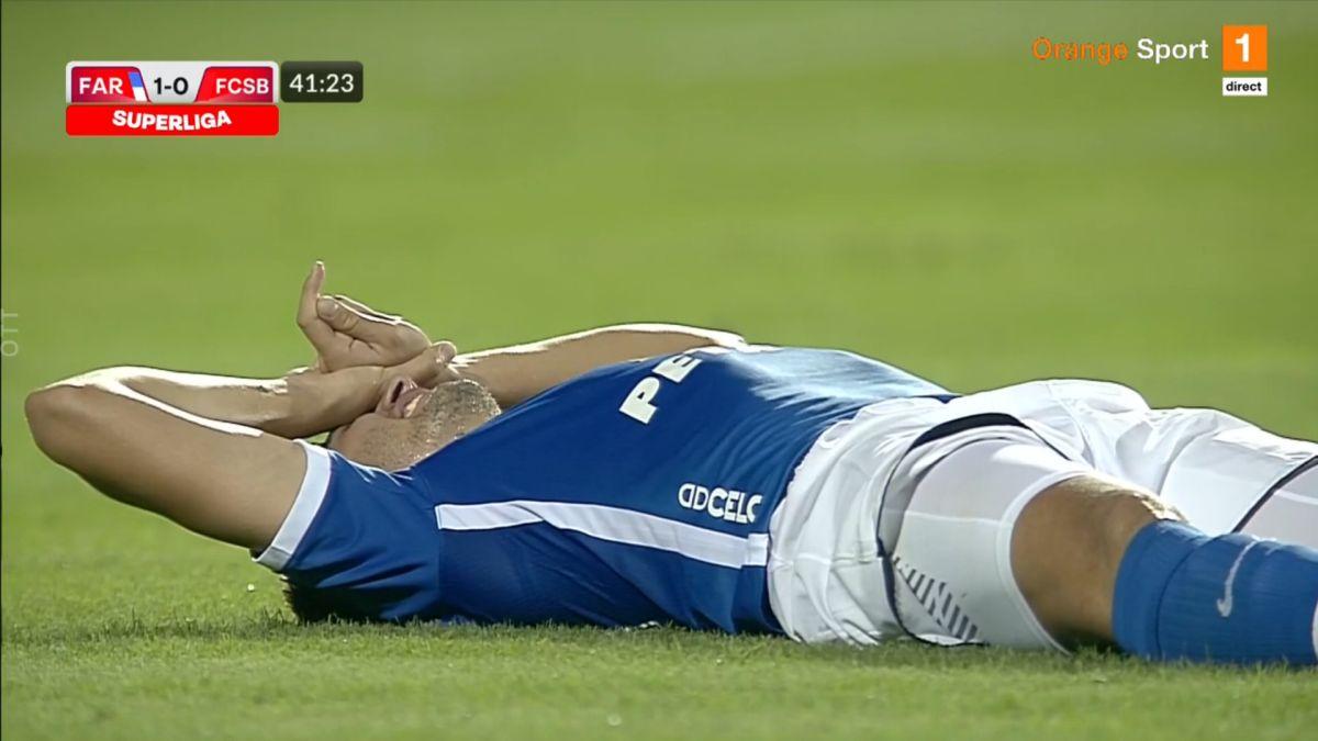 FOTO Farul - FCSB, accidentare Nedelcu 31.08.2022