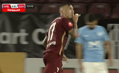 CFR Cluj a învins-o pe FC Voluntari, scor 4-0, în etapa #8 din Liga 1.