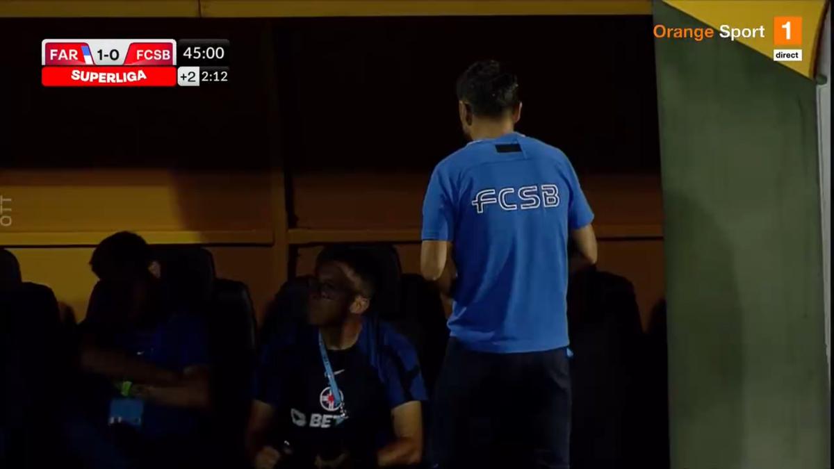 FOTO Farul - FCSB, Dică nervos 31.08.2022