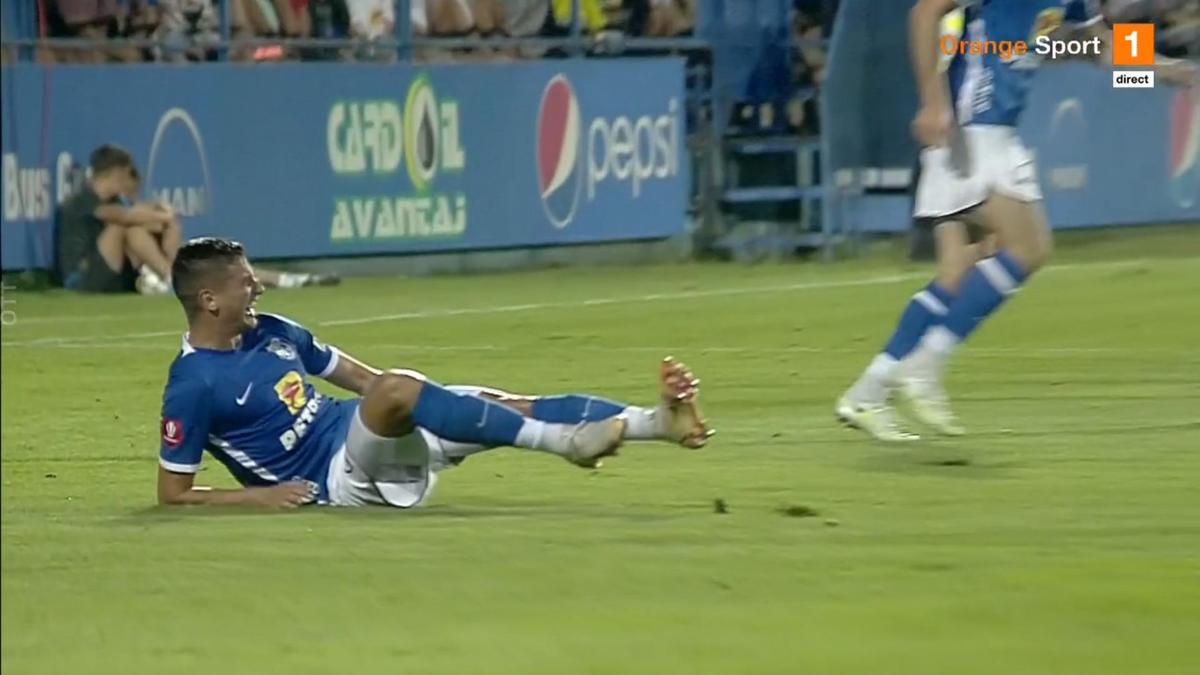 FOTO Farul - FCSB, accidentare Nedelcu 31.08.2022