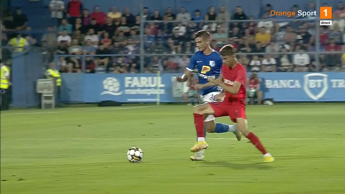 FOTO Farul - FCSB, accidentare Nedelcu 31.08.2022
