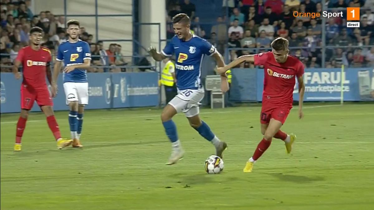 FOTO Farul - FCSB, accidentare Nedelcu 31.08.2022