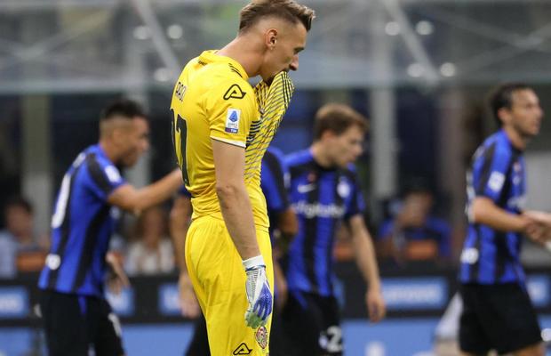 Ionuț Radu, cea mai mică notă de la Cremonese în meciul cu Inter: „A făcut din nou o gafă”