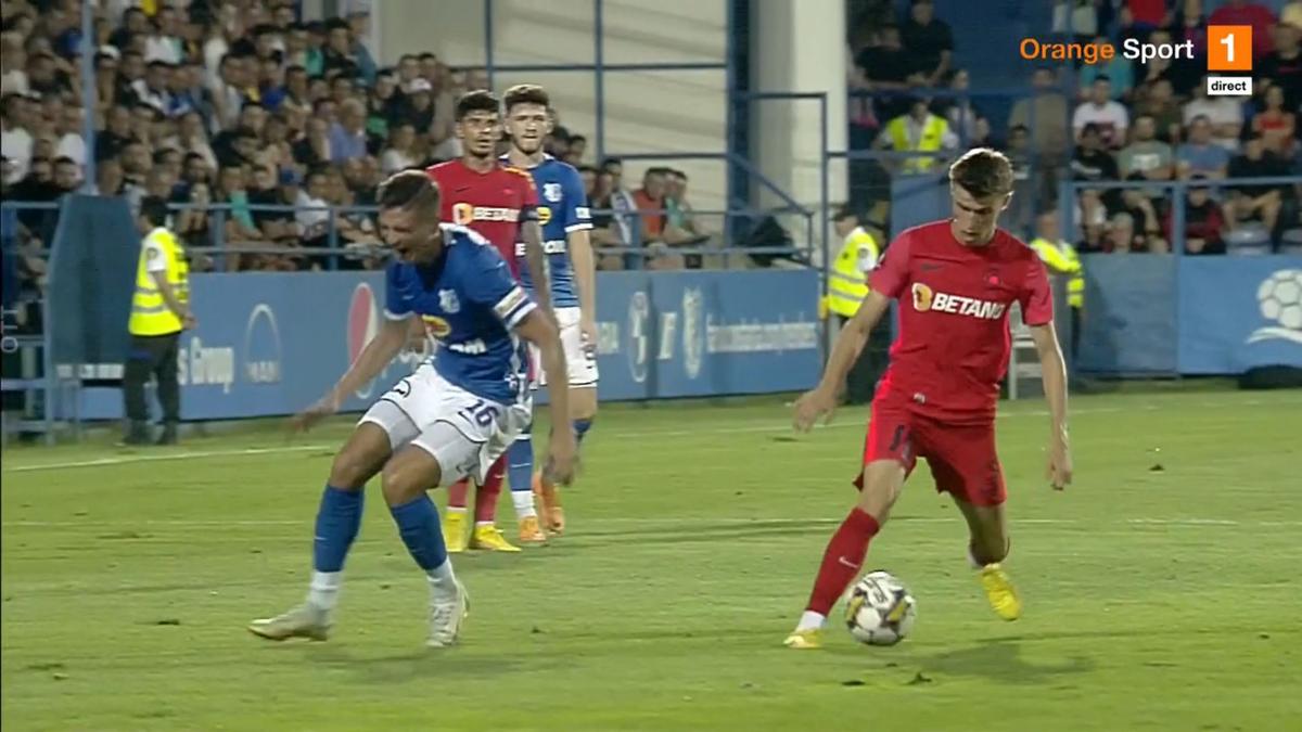 FOTO Farul - FCSB, accidentare Nedelcu 31.08.2022