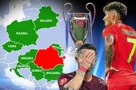 Situație incredibilă pentru echipele noastre: Liga Campionilor, interzisă României! Nu și Bulgariei, Ungariei sau Poloniei