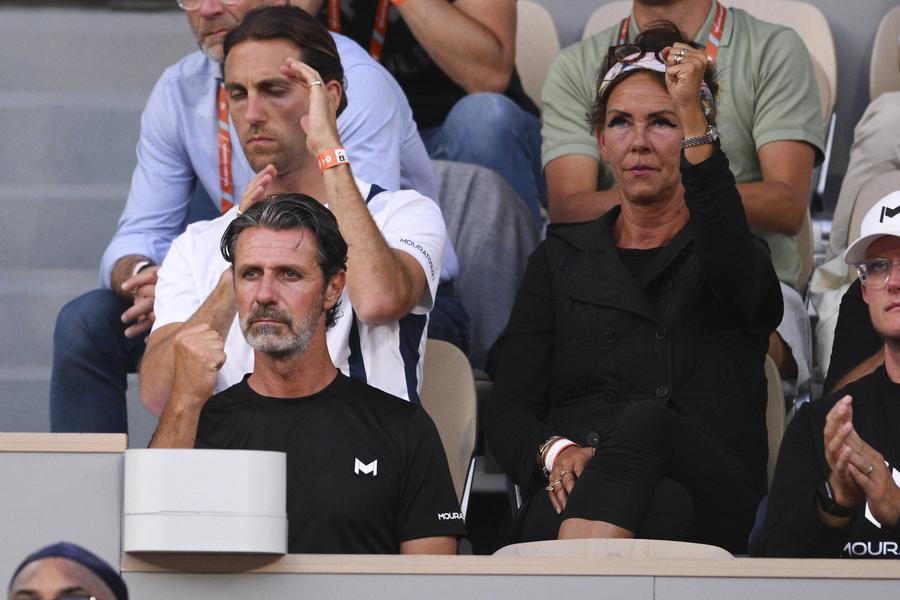 Aneke Rune, în dreapta lui Patrick Mouratoglou / FOTO: Imago Holger Rune, provocat după ce a revenit la Mouratoglou: „Șocant. Întreab-o pe Simona Halep” » Cum a răspuns sportivul