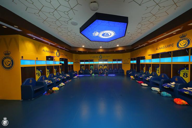 Vestiarul lui Al-Nassr. Foto: Twitter