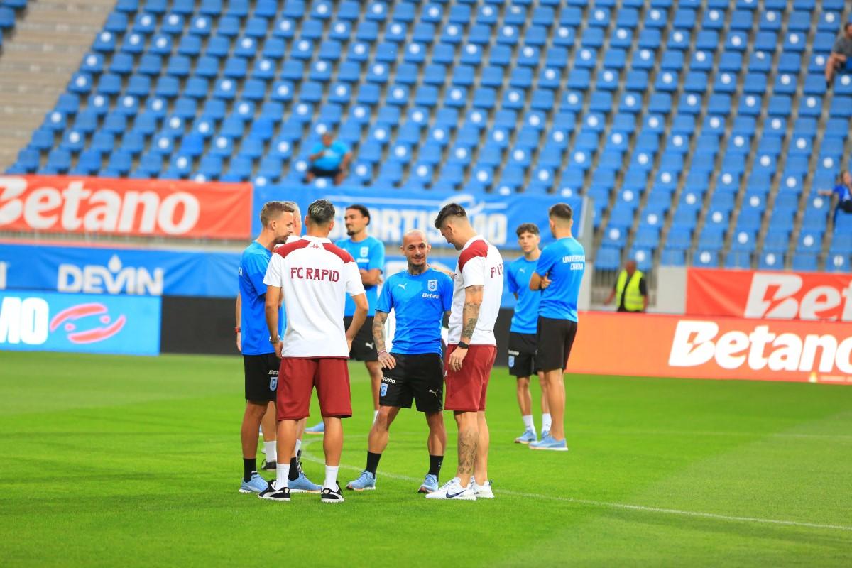 Universitatea Craiova - Rapid, imagini înaintea meciului