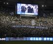 Omagiul adus de fanii lui Lazio pentru regretatul Sven-Goran Eriksson la meciul cu AC Milan / Foto: Imago Images