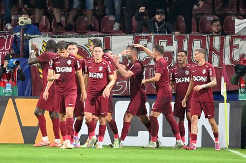 Damjan Djokovic a marcat după un corner în CFR Cluj - FCSB/ foto: Imago Images