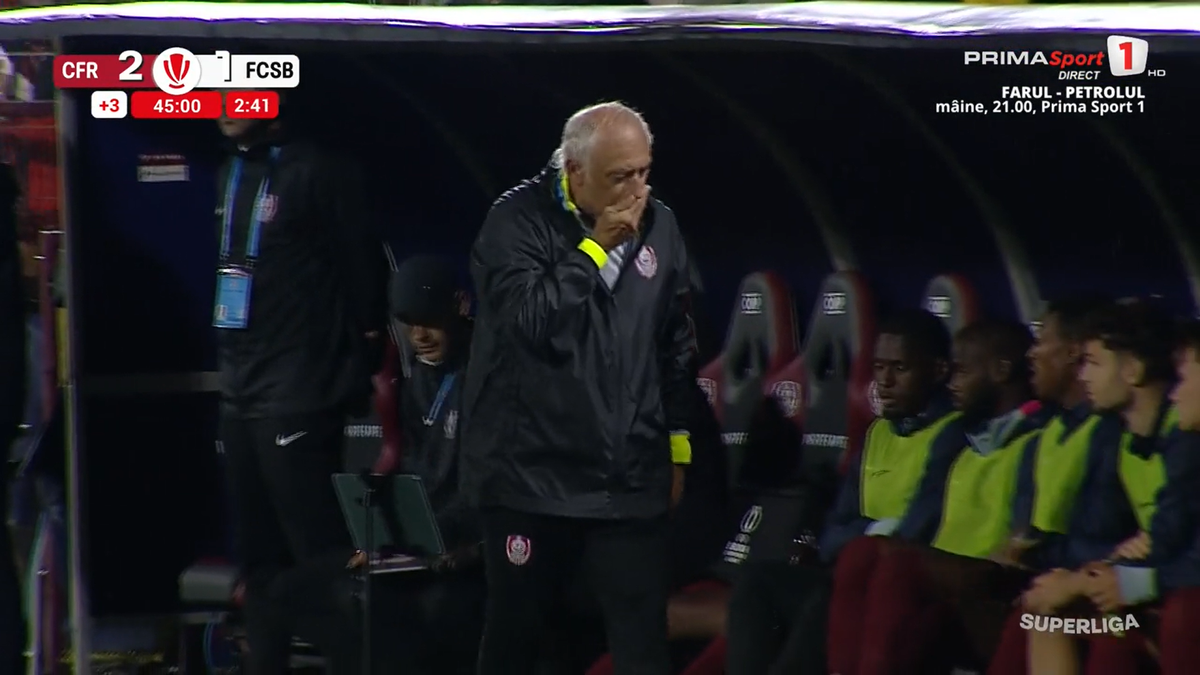 Cristi Balaj a luat cartonașul roșu în CFR Cluj - FCSB » Motivul pentru care a fost eliminat