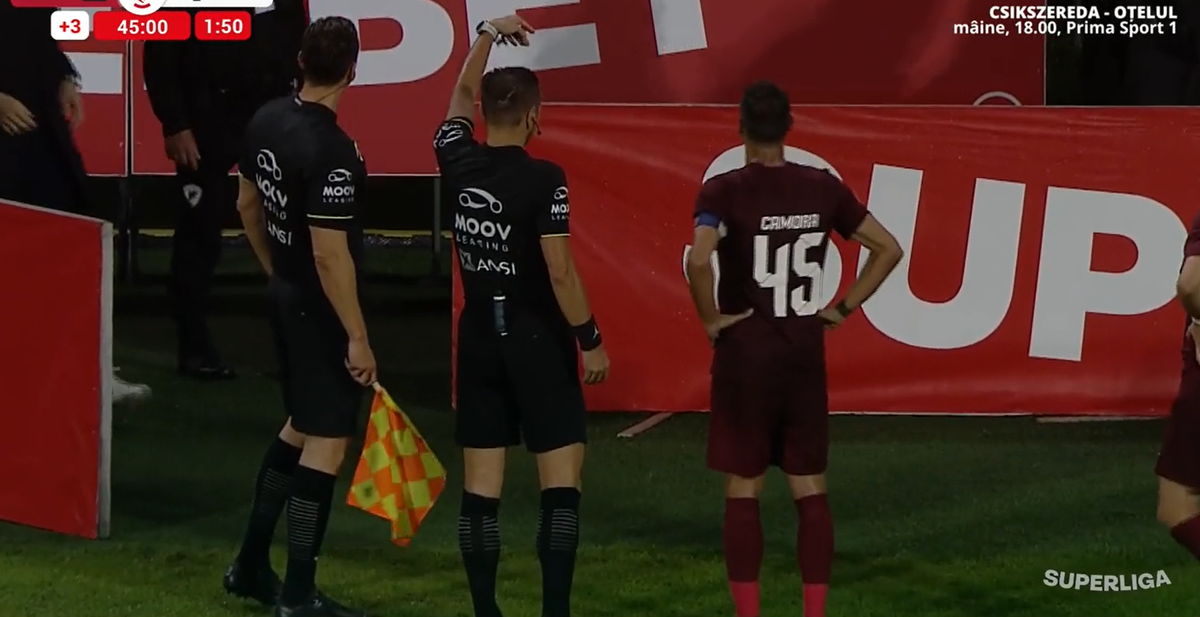 Cartonaș roșu Cristi Balaj în CFR - FCSB