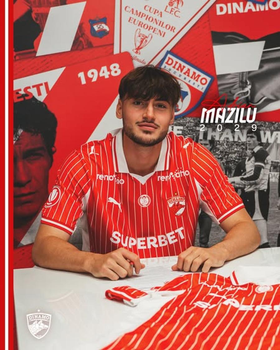 Adrian Mazilu a fost prezentat oficial la Dinamo Adrian Mazilu a fost prezentat oficial la Dinamo! Ce număr va purta