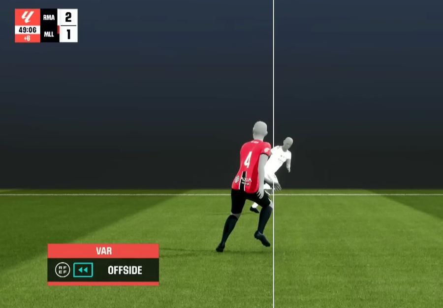 Ofsaidul de la al doilea gol anulat lui Mbappe Mbappe contestă VAR-ul, după ce Real Madrid a avut TREI goluri anulate! Imaginea postată de francez