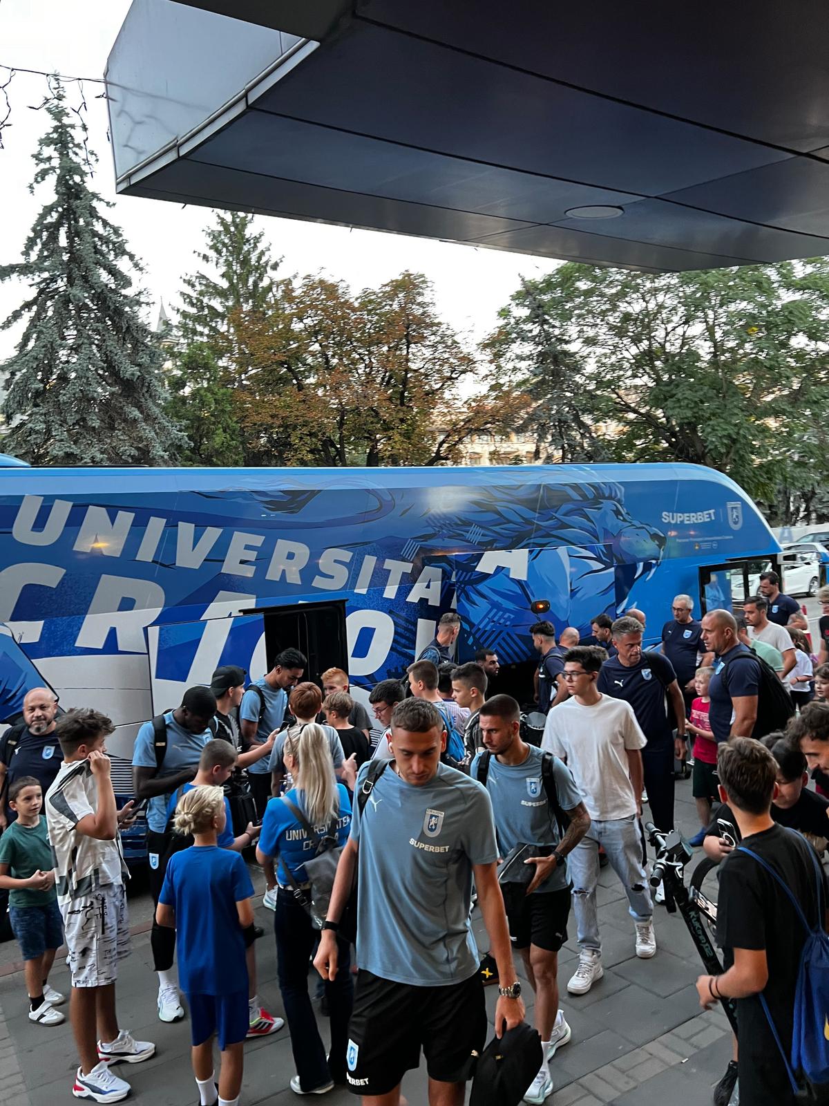 U Craiova, sosire la Botoșani