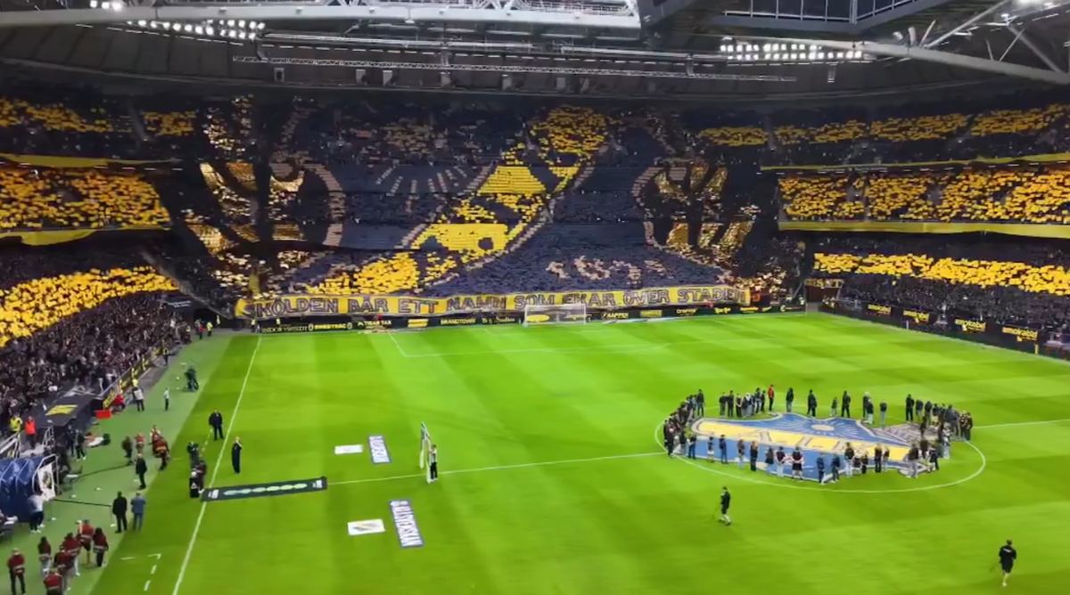 Spectacol în AIK - Hammarby, derby-ul orașului Stockholm