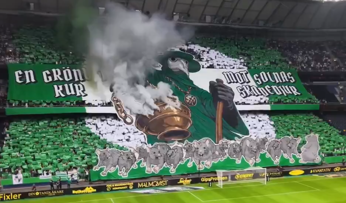 Spectacol în AIK - Hammarby, derby-ul orașului Stockholm