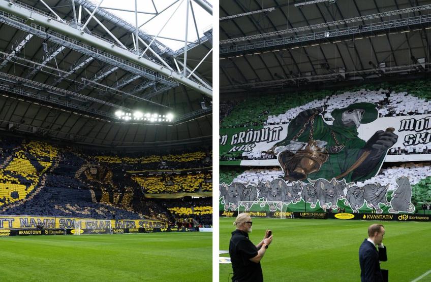 Spectacol în AIK - Hammarby, derby-ul orașului Stockholm