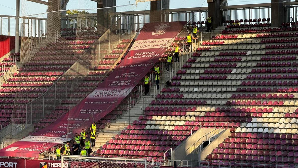 Imagini înainte de Rapid - Craiova