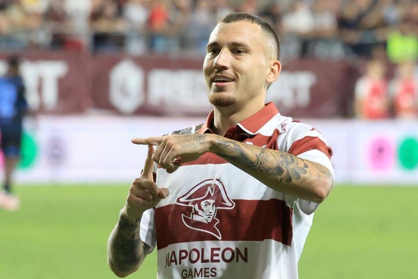 Filip Stojilkovic, în Rapid - Craiova/ foto: Ionuț Iordache (GSP)