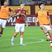 Alex Pașcanu, Filip Stojilkovic înainte de Rapid - Craiova // foto Ionuț Iordache (GSP)