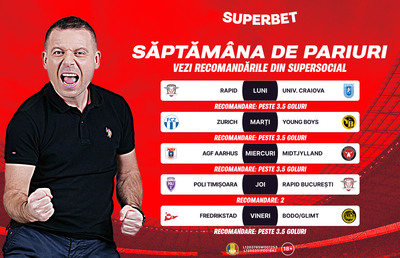 Săptămâna de pariuri a început! Ai verificat recomandările din SuperSocial?