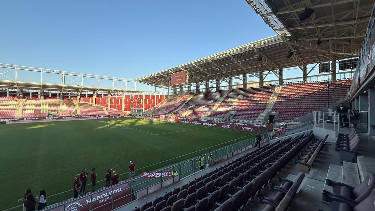 Imagini înainte de Rapid - Craiova