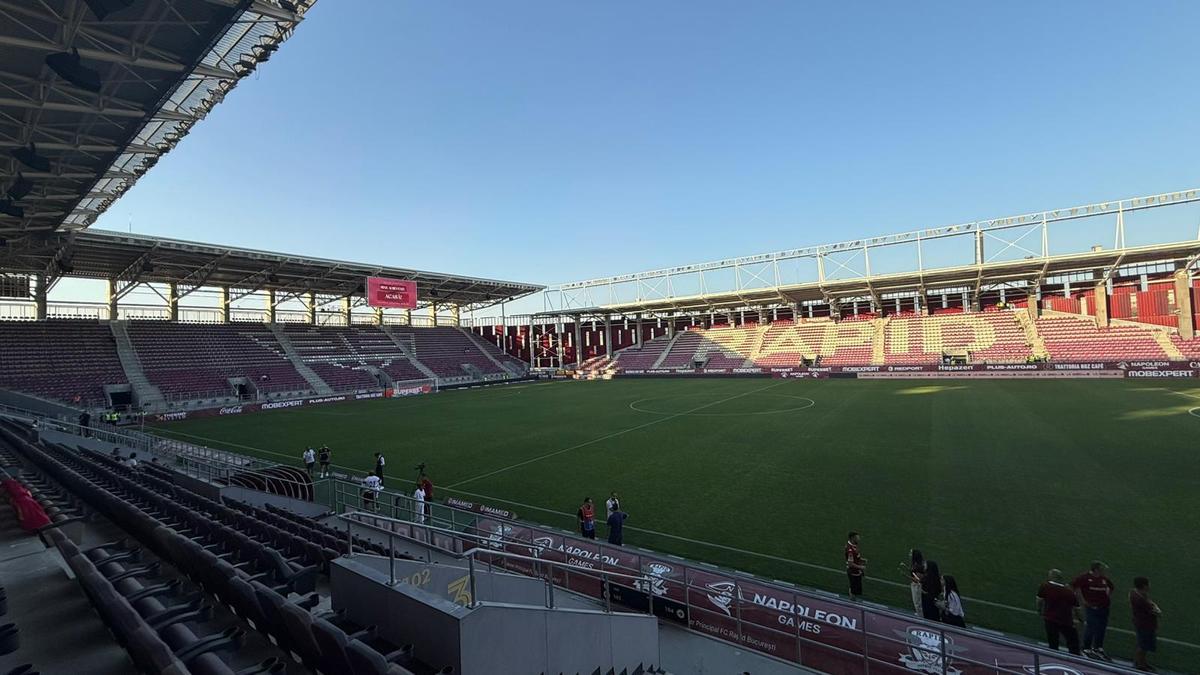 Imagini înainte de Rapid - Craiova