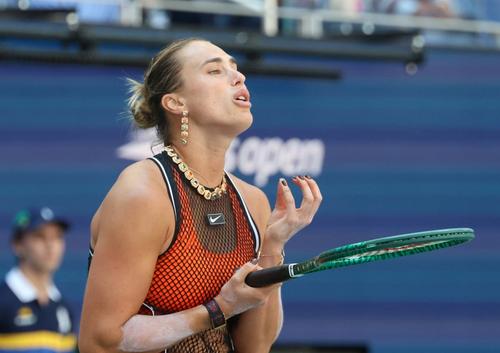 Aryna Sabalenka la US Open în turneul de dublu mixt FOTO Imago Images