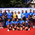 Sportivii din lotul național de canotaj și o parte a colectivului tehnic, după CM 2026 Foto: FR Canotaj