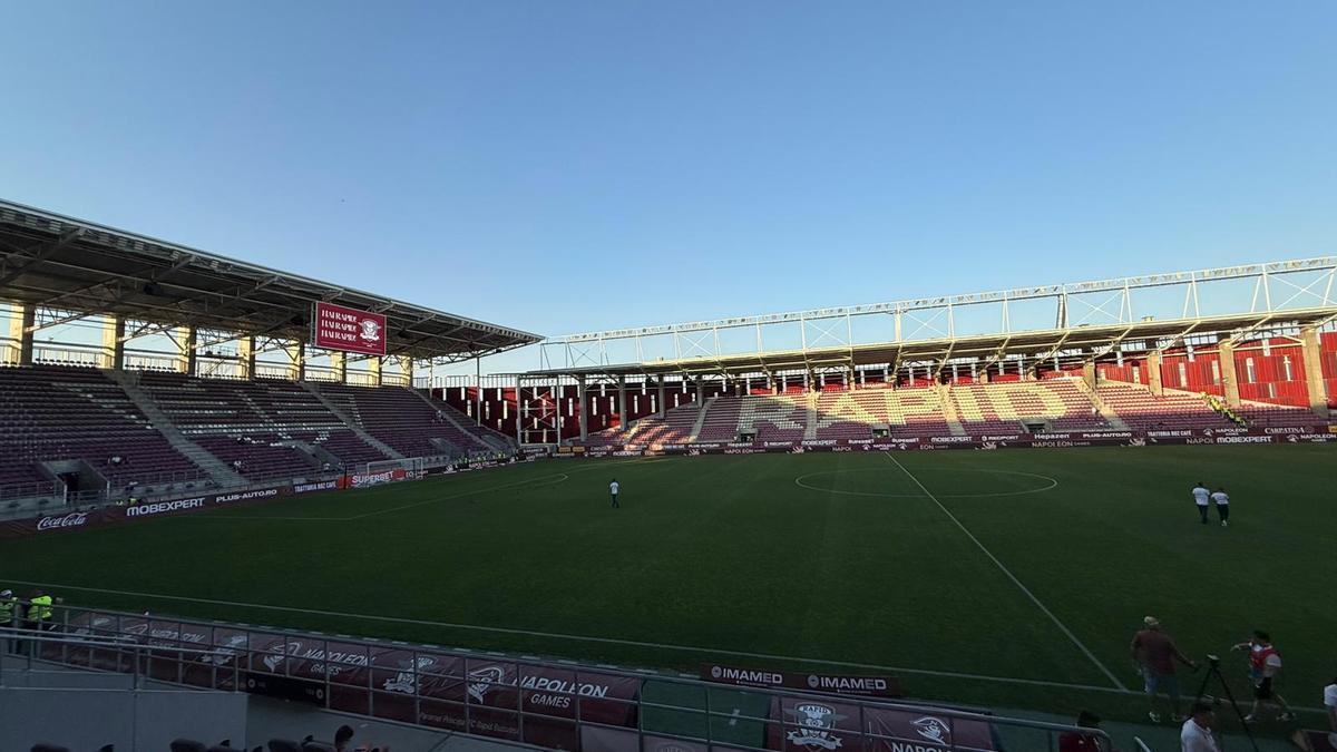 Imagini înainte de Rapid - Craiova
