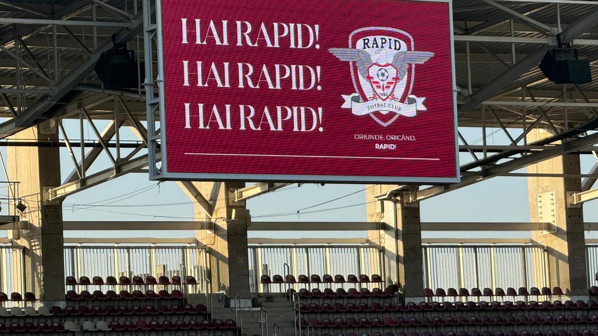 Imagini înainte de Rapid - Craiova