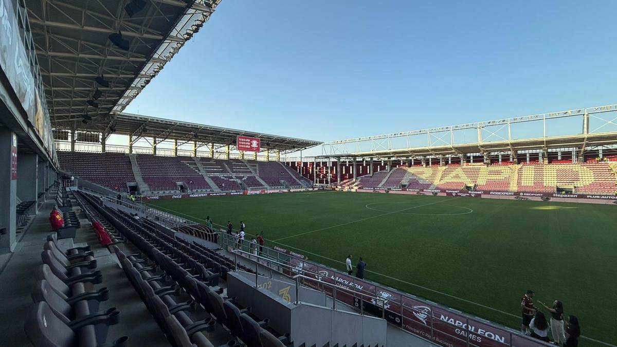 Imagini înainte de Rapid - Craiova