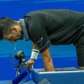 Novak Djokovic a acuzat probleme medicale și a fost eliminat în turul 1 de la US Open // FOTO: Imago Images