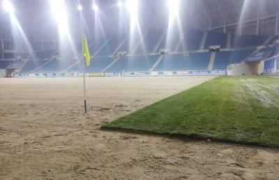 CS UNIVERSITATEA CRAIOVA // VIDEO + FOTO Iată cum arată noul gazon hibrid de 700.000 de euro de pe „Ion Oblemenco”