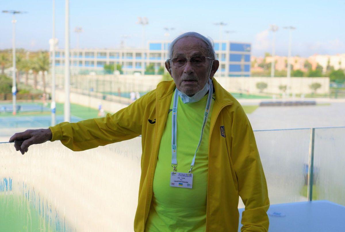 Cel mai vârstnic jucător activ l-a provocat pe Nadal » La 97 de ani, un ucrainean a făcut senzație la academia spaniolului