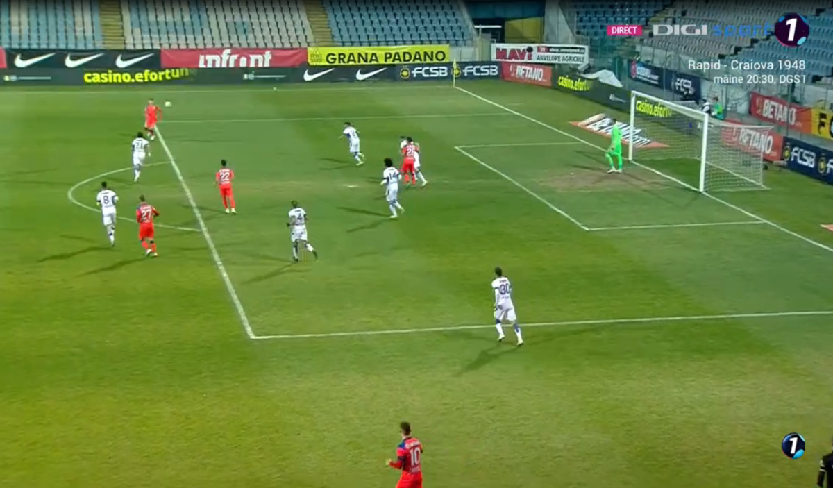 Octavian Popescu, gol în FCSB - FC Argeș