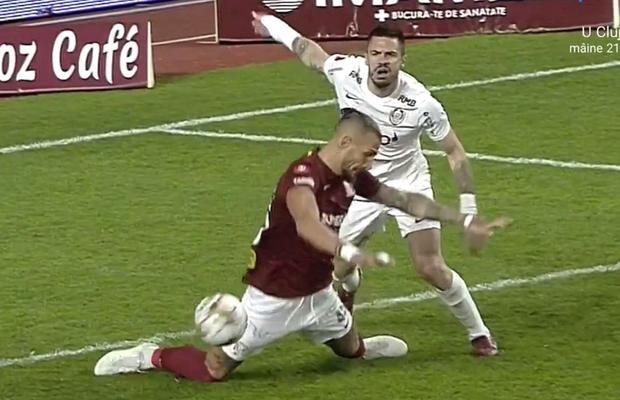 CFR Cluj prezintă 5 presupuse greșeli de arbitraj din meciul cu Rapid: „Pentru cei care au priceput mai greu”