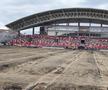 Imagini spectaculoase: stadionul de 14 milioane din SuperLigă aduce a câmp de luptă!