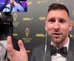 Lionel Messi, dialog spectaculos cu Ibai Llanos la gala Balonului de Aur 2023